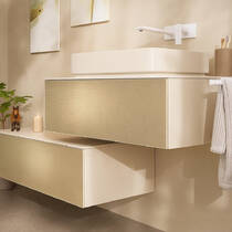 Тумба для раковини Hansgrohe Xevolos E 54326390 дерево пісочний беж матовий, фото №1