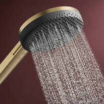 Душова система Hansgrohe Raindance Alive S 24596140 з термостатом, бронза матовий, фото №5