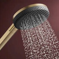 Душова система Hansgrohe Raindance Alive S 24596140 з термостатом, бронза матовий, фото №6