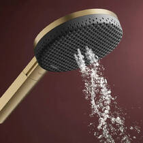 Душова система Hansgrohe Raindance Alive S 24596140 з термостатом, бронза матовий, фото №7