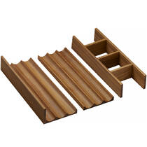 Органайзер в ящик 320 для тумбы 780/475, 780/550, 1570/550 Hansgrohe IntraStoris 54232630 темный орех, фото №1