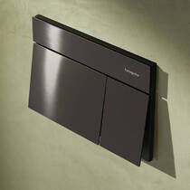 Клавіша змиву Hansgrohe iFrame Element E 66003340 чорний хром шліфований, фото №1