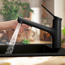 Смеситель для кухни Hansgrohe Zesis M33 sBox 74804670 черный матовый, фото №4