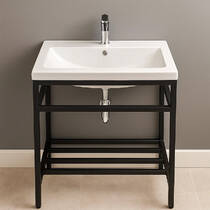 Раковина Adamant Cers White 80 см белый глянцевый, фото №7