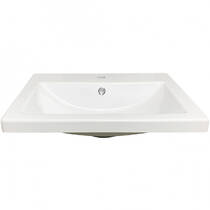 Раковина Adamant Cers White 80 см белый глянцевый, фото №4