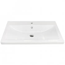 Раковина Adamant Cers White 80 см белый глянцевый, фото №2