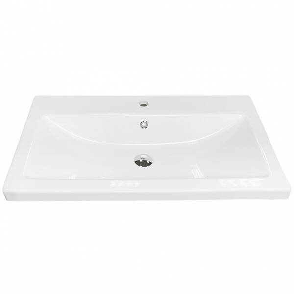 Раковина Adamant Cers White 80 см білий глянцевий, фото 2
