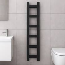 Полотенцесушитель водяной Terma Easy 1280x200 черный матовый, фото №1