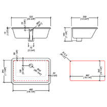 Раковина Devon&Devon York ACYORKDS 50 см белый глянец, фото №3