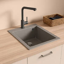 Кухонна мийка Adamant Board 09 Light-Gray світло-сірий матовий, фото №1