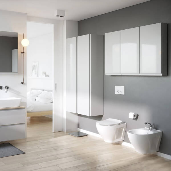 Пенал Cersanit Moduo S929-020 белый подвесной глянец, фото 1