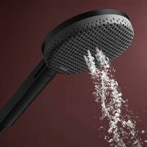 Ручной душ Hansgrohe Raindance Alive Select S 24511670 EcoSmart, черный матовый, фото №1