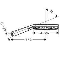 Ручной душ Hansgrohe Raindance Alive Select S 24511700 EcoSmart, белый матовый, фото №3