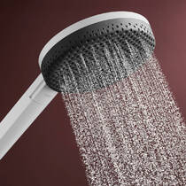 Ручной душ Hansgrohe Raindance Alive Select S 24511700 EcoSmart, белый матовый, фото №5