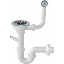 Сифон для раковини Adamant FSA-01 антрацит, фото №1