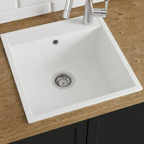 Кухонна мийка Miraggio  Bodrum 510 білий матовий, фото №1