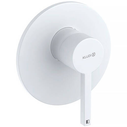 Смеситель скрытого монтажа для душа Kludi Nova Fonte 207555315 белый мат, фото 2