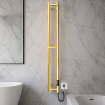 Полотенцесушитель электрический Марио Соле e-INOX 2.13.046353.GS 1170х140 TR 2.0 K 65 Вт золото сатин