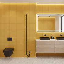 Рушникосушарка електрична Маріо Рей-I TR 2.21.1103.15. 1500х30/130 мм gun metal 35 Вт, фото №4