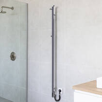 Рушникосушарка електрична Маріо Рей-I TR 2.21.1103.15. 1500х30/130 мм gun metal 35 Вт, фото №1