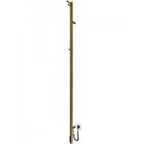 Рушникосушарка електрична Маріо Рей-I TR 2.21.1103.15. 1500х30/130 мм золото лайт сатин 35 Вт, фото №2