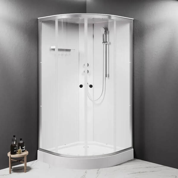 Душова кабіна AM PM X-Joy W94C-401-100MT 100x100 см профіль матовий хром, скло прозоре, з піддоном, фото 8