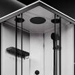 Душевая кабина AM PM X-Joy Square W94C-403-090BT 90x90 см профиль матовый черный, стекло прозрачное, с поддоном, фото 4