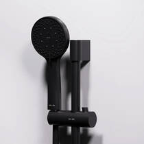 Душова кабіна AM PM X-Joy Square W94C-403-090BT 90x90 см профіль матовий чорний, скло прозоре, з піддоном, фото №5