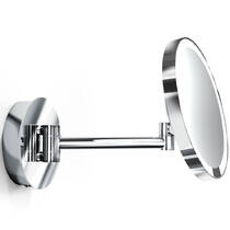 Косметичне дзеркало Decor Walther Basic Just Look Plus Wr 0125600 з LED-підсвічуванням та збільшенням х5, хром, фото №2