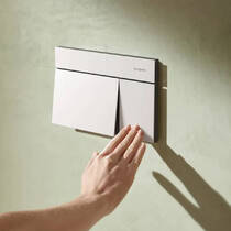 Клавіша змиву Hansgrohe iFrame Element E 66003700 білий матовий, фото №4