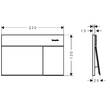 Клавіша змиву Hansgrohe iFrame Element E 66003670 чорний матовий, фото 3