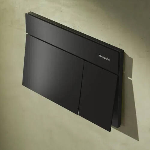 Клавіша змиву Hansgrohe iFrame Element E 66003670 чорний матовий, фото 1