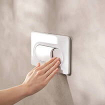 Клавіша змиву Hansgrohe iFrame Original S 66002450 білий глянець, фото №4