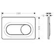Клавіша змиву Hansgrohe iFrame Original S 66002450 білий глянець, фото 3