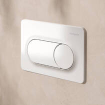 Клавіша змиву Hansgrohe iFrame Original S 66002450 білий глянець, фото №1