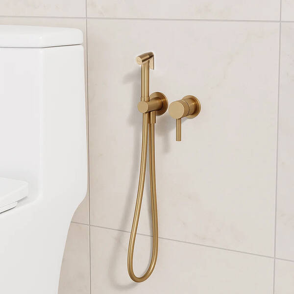 Гигиенический душ Zucchetti Pan S ZPA417.P31 британское золото матовый, фото 1