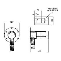 Внутренняя часть электронного смесителя Zucchetti R97833, фото №2