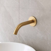 Смеситель для раковины Zucchetti Isy22 ZIS1737.P31 электронный, британское золото матовый, фото №1