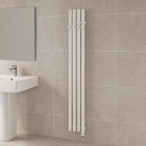 Рушникосушарка електрична Terma Rolo Hanger  1400х205 мм білий глянець 400 Вт, фото №1