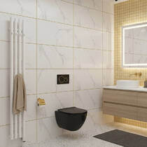 Рушникосушарка електрична Terma Rolo Hanger  1400х205 мм білий глянець 400 Вт, фото №4