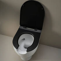 Кришка для унітаза Flaminia App APCW05CAR Soft Close та quick-release, карбон матовий, фото №4