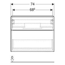 Тумба для раковини Geberit iCon 502.304.JH.1 підвісна дуб, фото №5