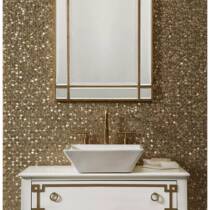 Мозаїка Mozaico De Lux V-Mos Vhx-313 Metal Gold 30,4х30,4 см