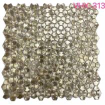Мозаїка Mozaico De Lux V-Mos Vhx-313 Metal Gold 30,4х30,4 см, фото №3