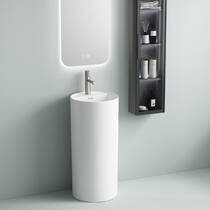 Раковина Devit Style 1408641 40х40 см отдельностоящая, белая, фото №1