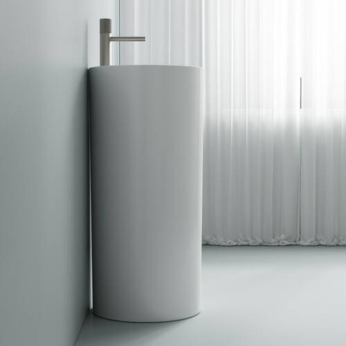 Раковина Devit Style 1408641 40х40 см отдельностоящая, белая, фото 6