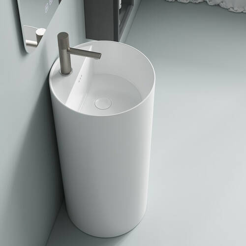 Раковина Devit Style 1408641 40х40 см отдельностоящая, белая, фото 5