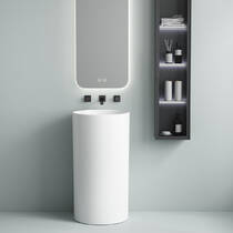 Раковина Devit Style 1408640 40х40 см отдельностоящая, белая, фото №4