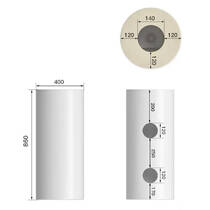 Раковина Devit Style 1408640 40х40 см отдельностоящая, белая, фото №3