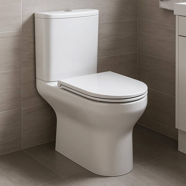 Унитаз-компакт Devit Life5810020 с крышкой soft-close безободковый